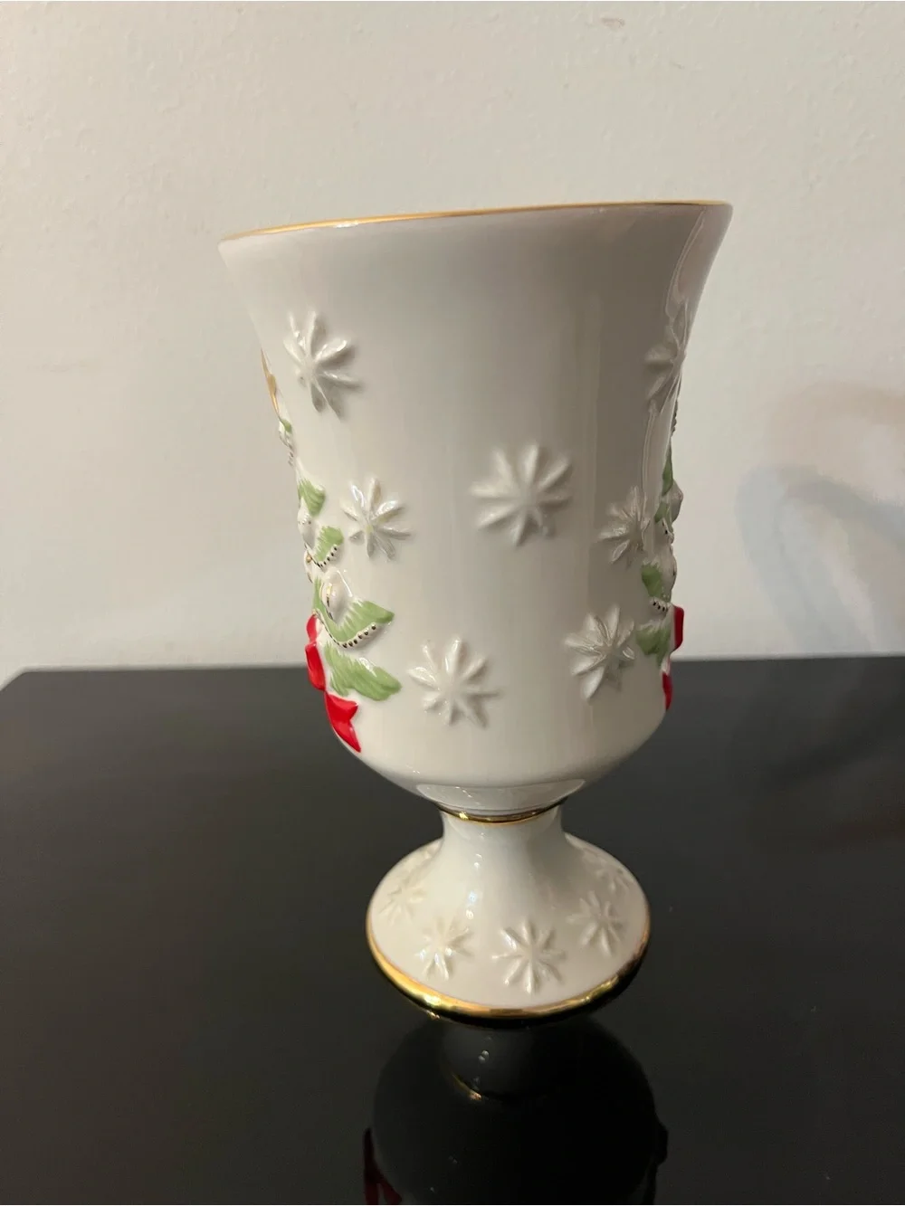 Lenox Very Merry Personalized Pedestal Porcelain Christmas Mug - Barb
